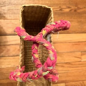 April Cornell woven basket purse
